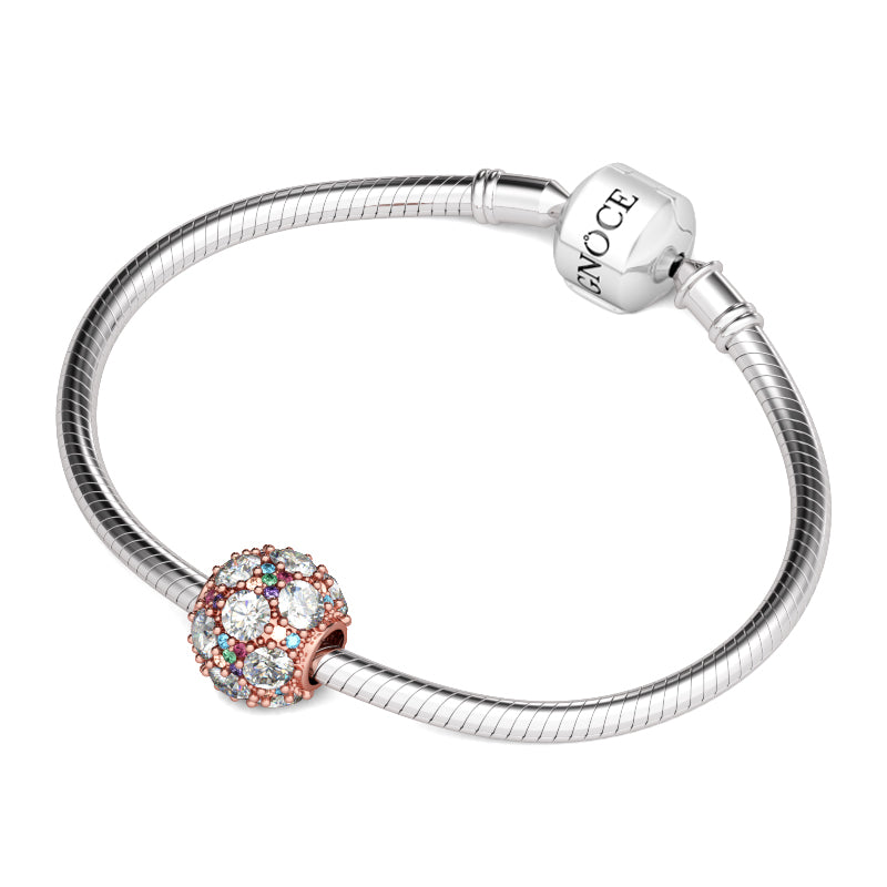 Gnoce Colorful Stones Charm Platinum-plated Silver Blend_3