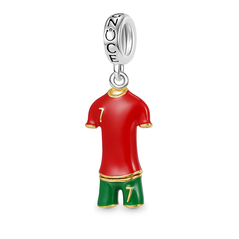 Gnoce Football Star Jerseys Pendant Dangle Charm_1
