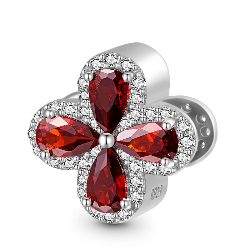 Gnoce Lucky Clover Birthstone Basic Charm_1