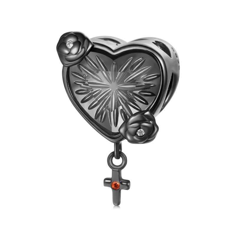 Gnoce Halloween Dark Rose Charm_1