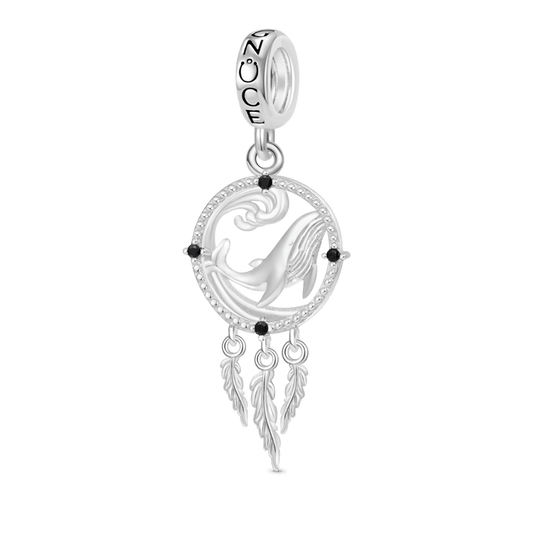 Gnoce Dream Catcher Whale Pendant Dangle Charm_1
