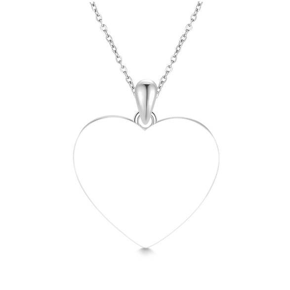 Gnoce Collar Grabable Nombre Corazón
