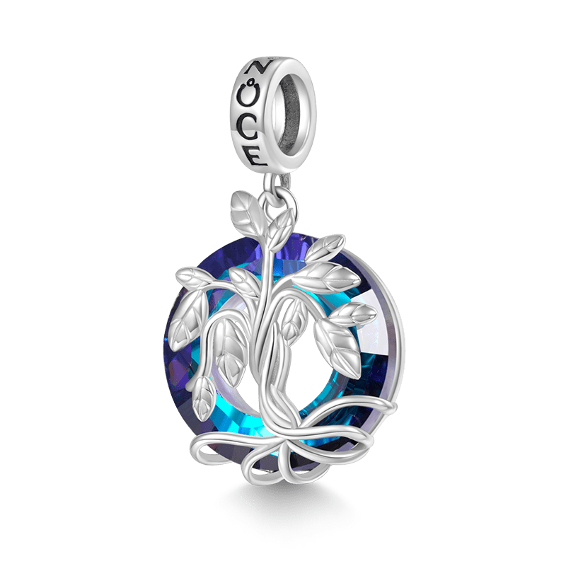 Gnoce Angel Circle Tree of Life Pendant Dangle Charm_1