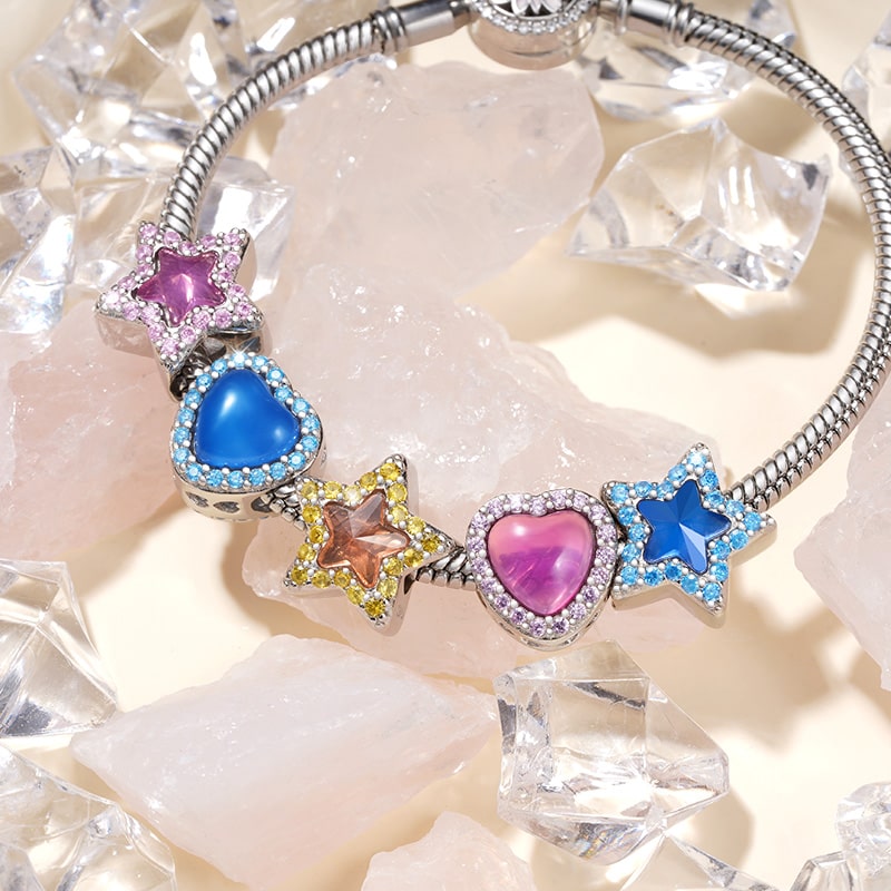 Gnoce Light Pink Heart Color-changing Charm_4