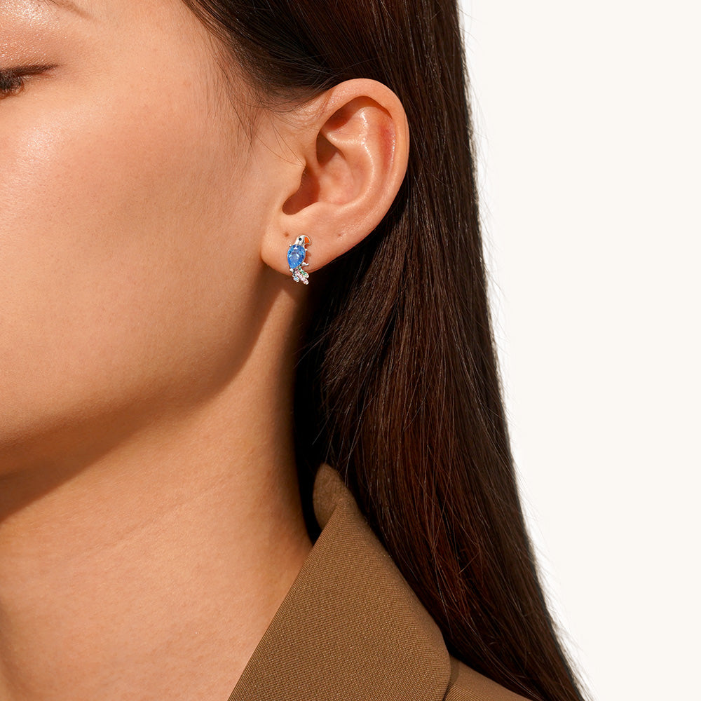 Gnoce Parrot Stud Earrings_4