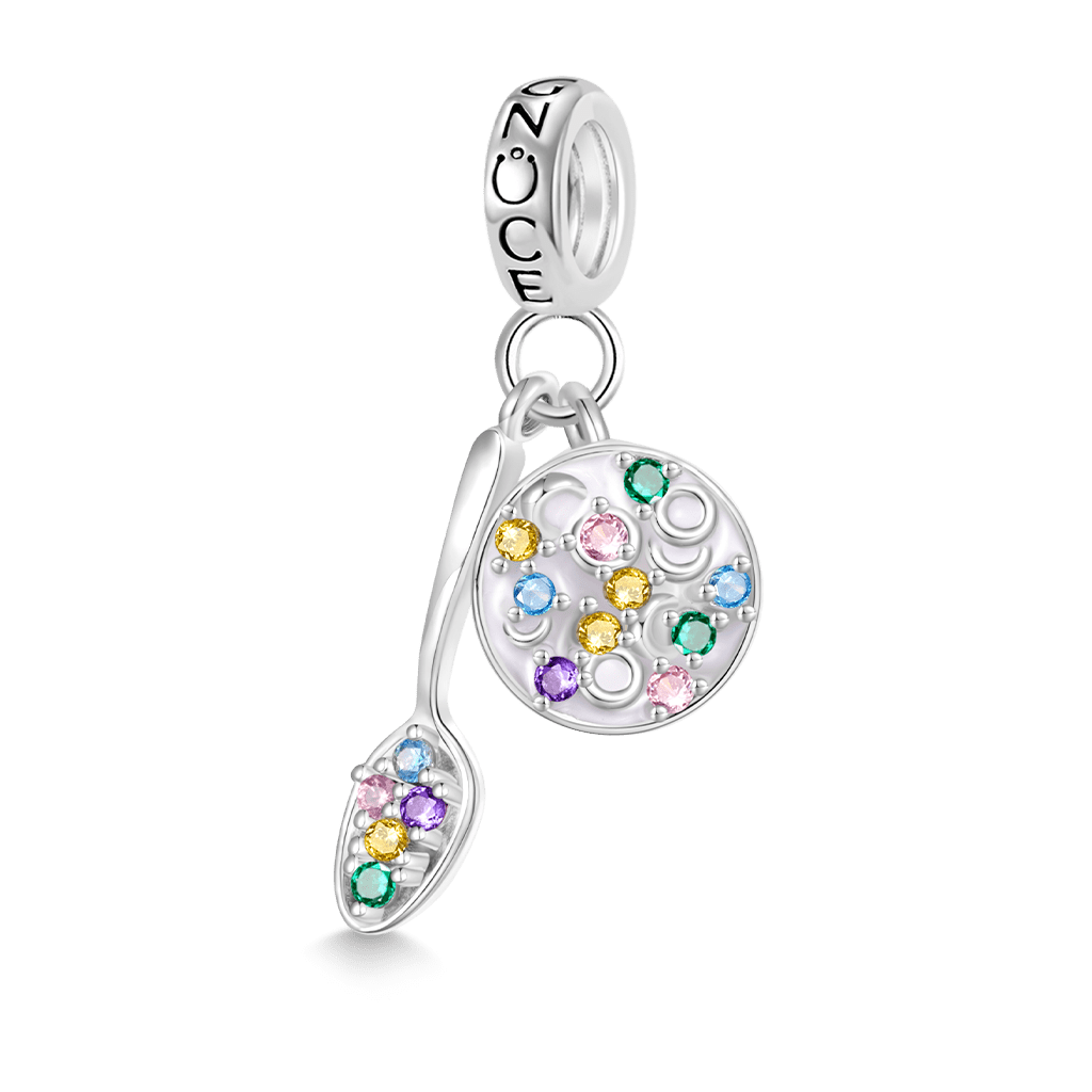 Gnoce Grain Bowl Tableware Pendant Dangle Charm_1