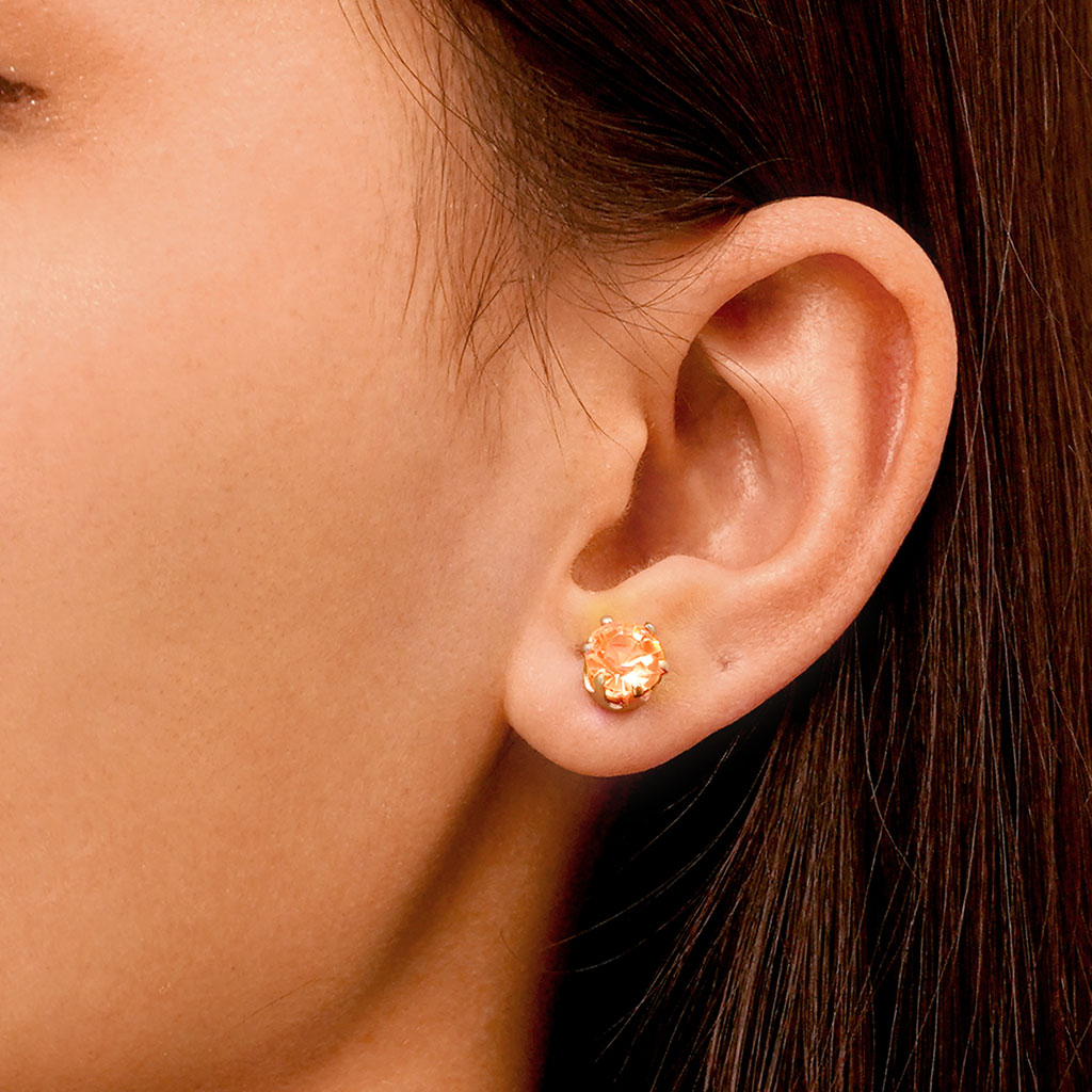 Gnoce Orange Party Light-up LED Stud Earring_7