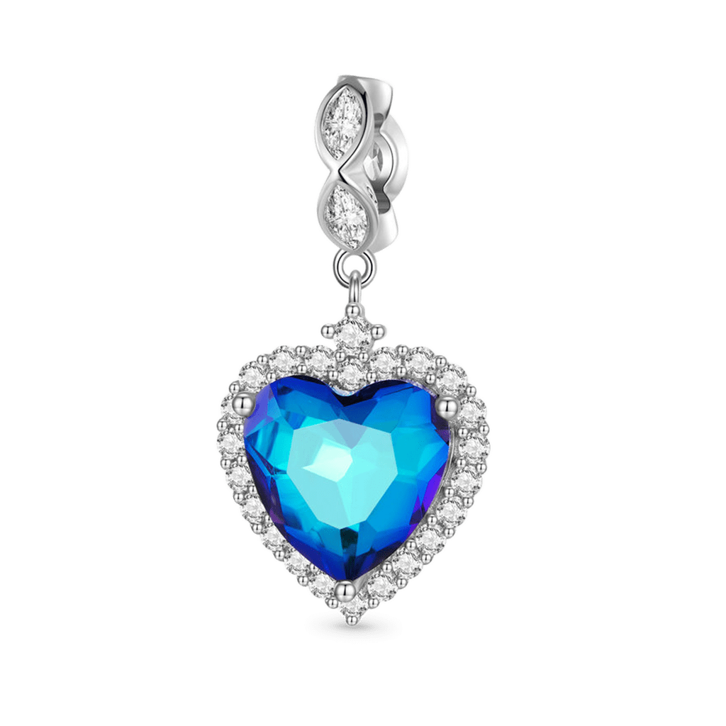 Gnoce Ocean Heart Pendant Dangle Charm_1