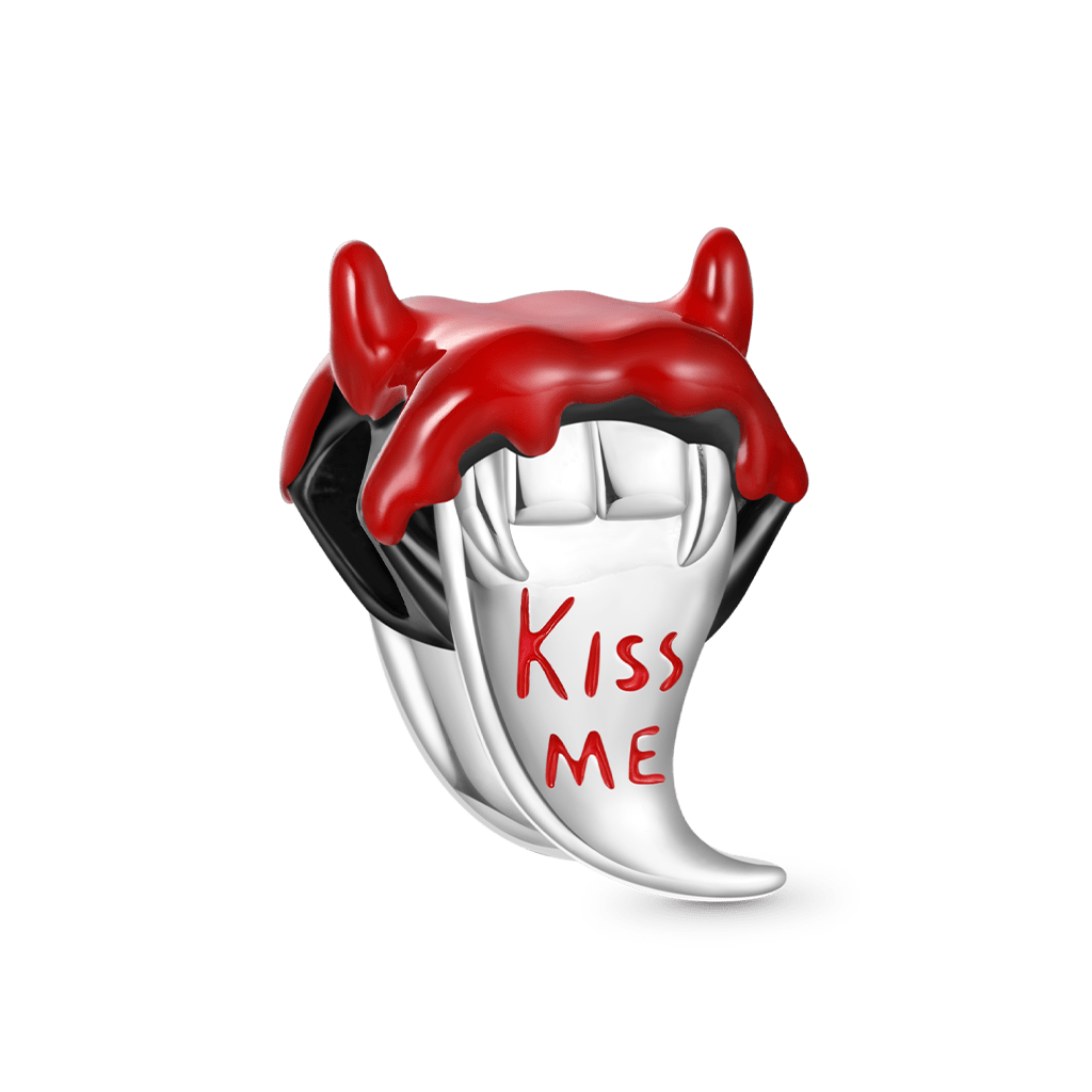 Gnoce Halloween Devil Fang Tongue Charm_2