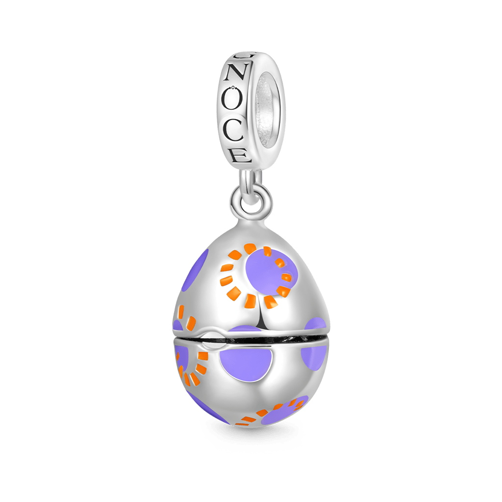 Gnoce Openable Easter Egg-Pocket Black Cat Pendant Dangle Charm_2