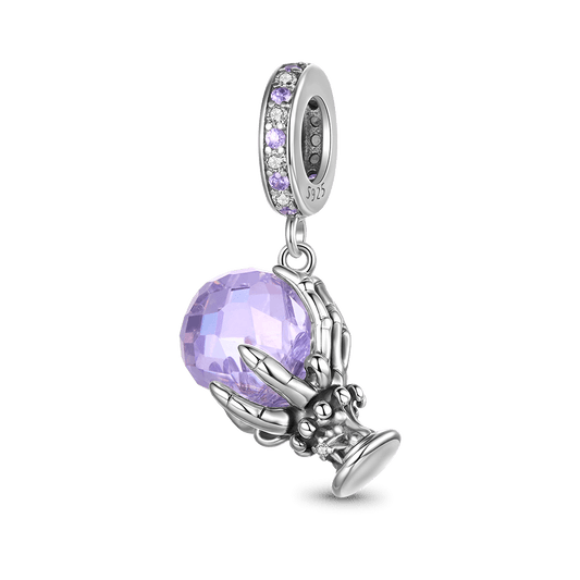 Gnoce Halloween Magic Crystal Skull Hand Pendant Dangle Charm_1