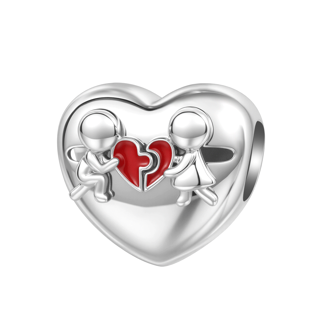 Gnoce Valentine's Day Couple Heart Charm_1