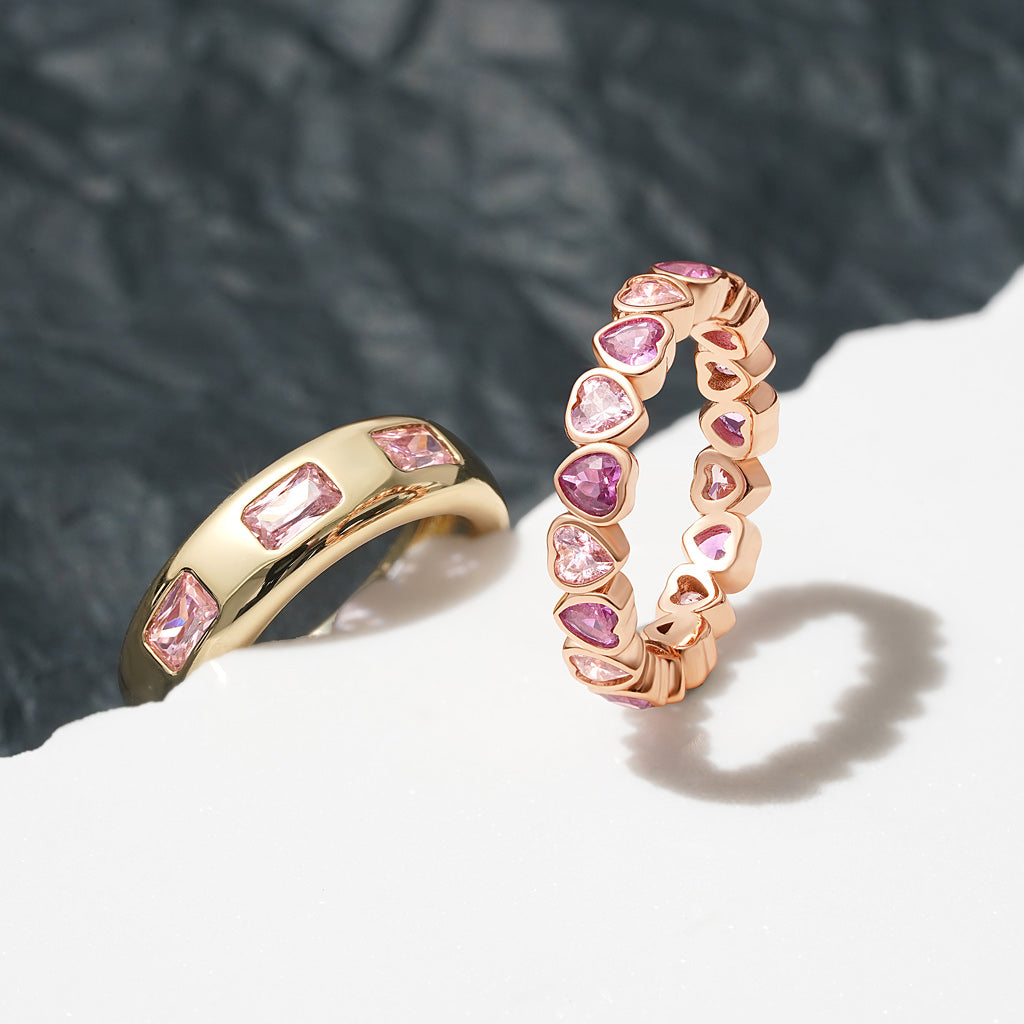 Gnoce Morganite Heart Bezel Ring_2