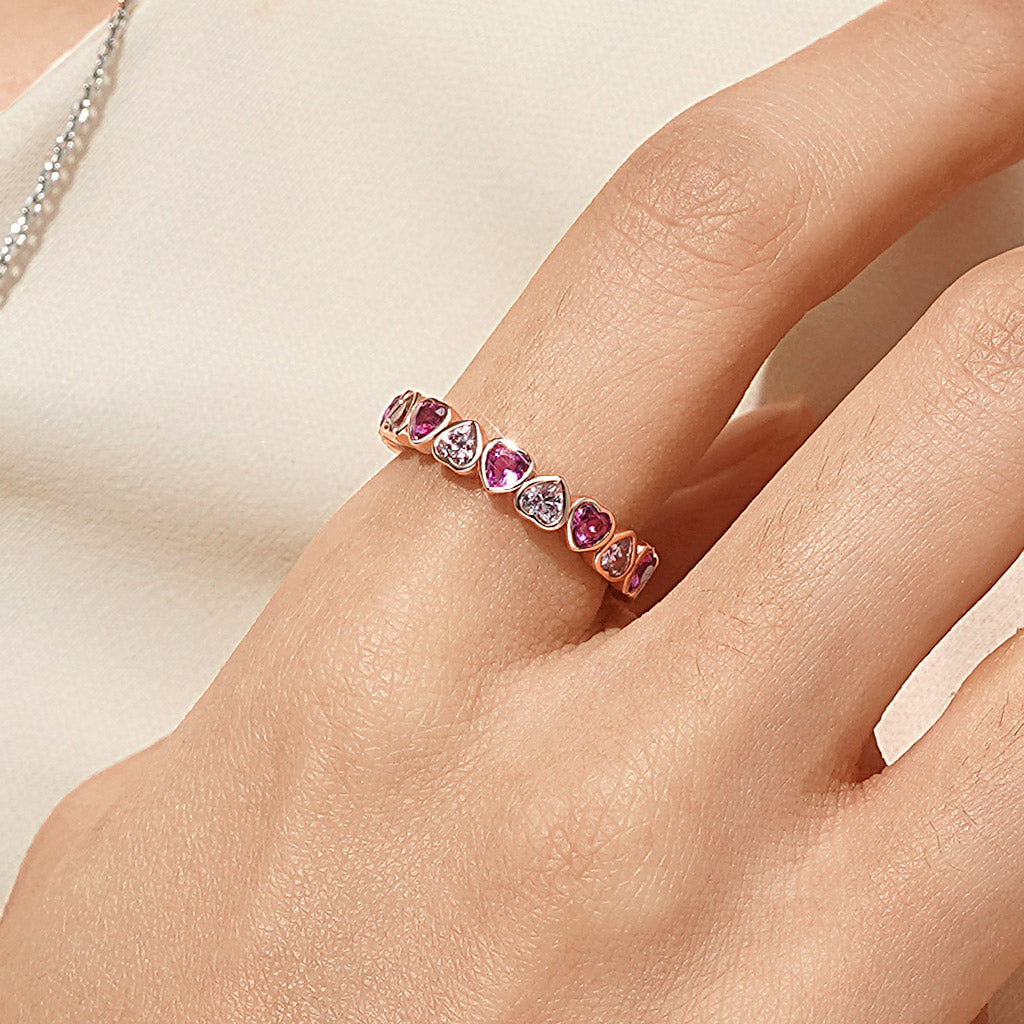 Gnoce Morganite Heart Bezel Ring_3