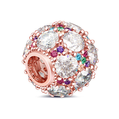 Gnoce Colorful Stones Charm Platinum-plated Silver Blend_2
